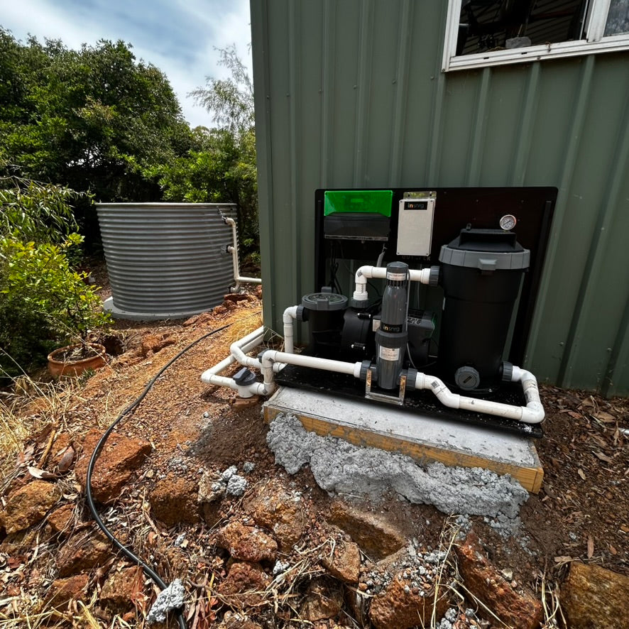 Pool Liner Assembly & Plumbing Connection